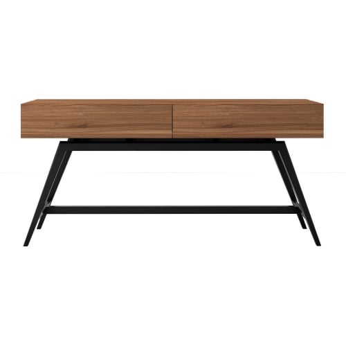 63" Mid-Century Modern Console Table in Walnut