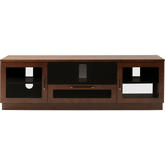 70" TV Stand Contemporary Media Cabinet w/ Center Speaker Opening in Cognac