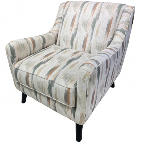 Accent Chair in Floza Celadon Multicolor Fabric