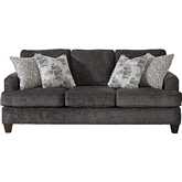 Sofa in Wowza Dusk Grey Fabric