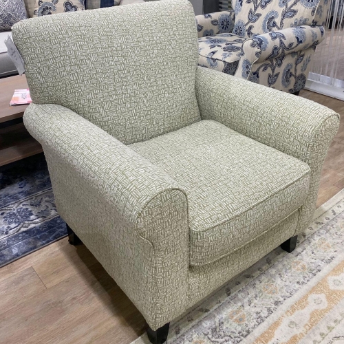 Accent Chair in Nestle Sage Green Fabric