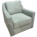 Swivel Glider Accent Chair in Pierson Sage Green