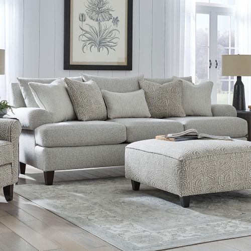 Sofa in Hogan Cotton Off White Fabric