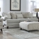 Sofa in Hogan Cotton Off White Fabric