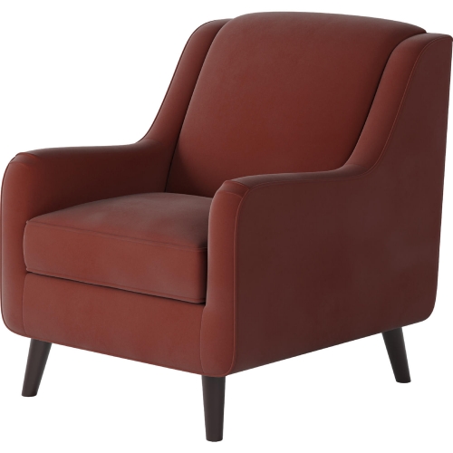 Accent Chair in Bella Rouge Fabric