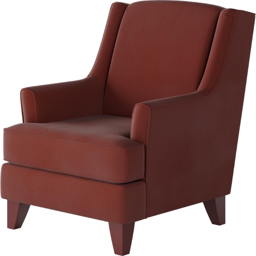 Accent Chair in Bella Rouge Fabric