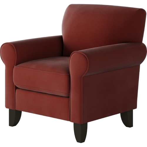 Accent Chair in Bella Rouge Fabric