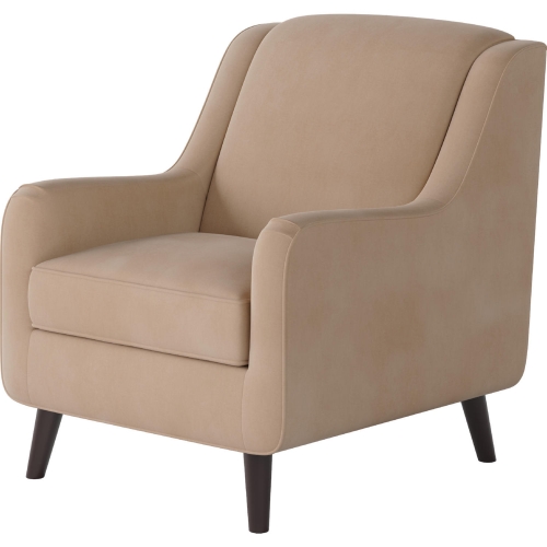 Accent Chair in Bella Blush Mauve Fabric