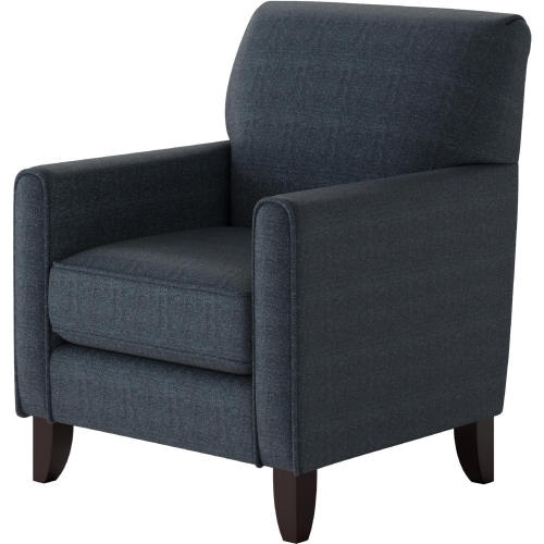 Accent Chair in Theron Indigo Blue Fabric