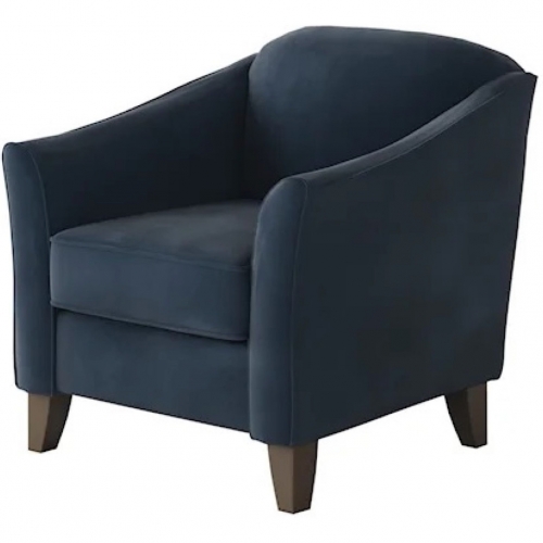 Accent Chair in Bella Midnight Blue Fabric