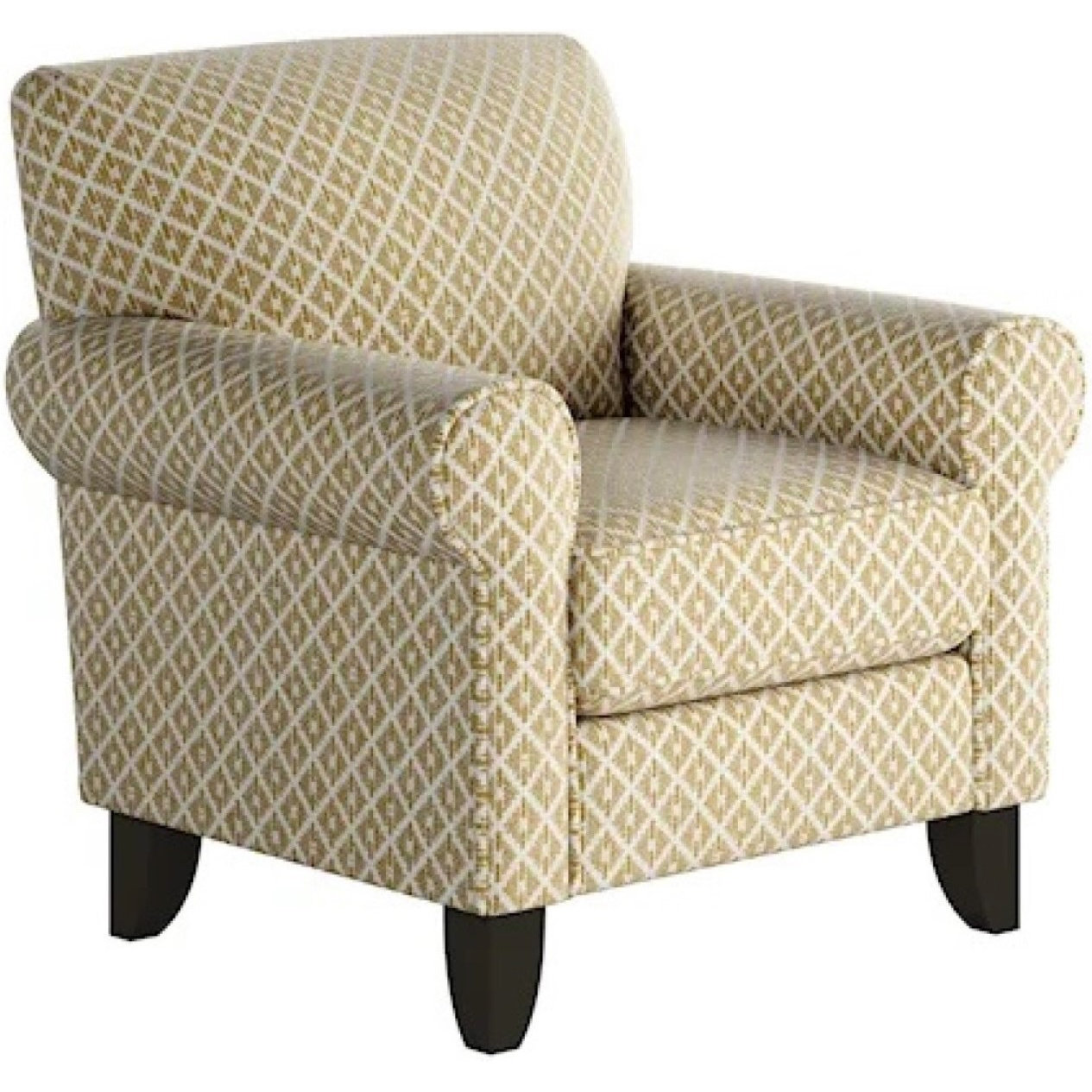 Straw outlet accent chair