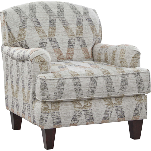 Accent Chair in Barro Desert Multicolor Print Fabric