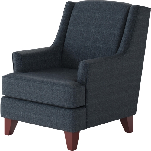 Accent Chair in Theron Indigo Blue Fabric