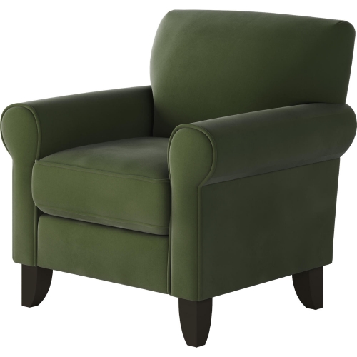 Accent Chair in Bella Forrest Green Fabric