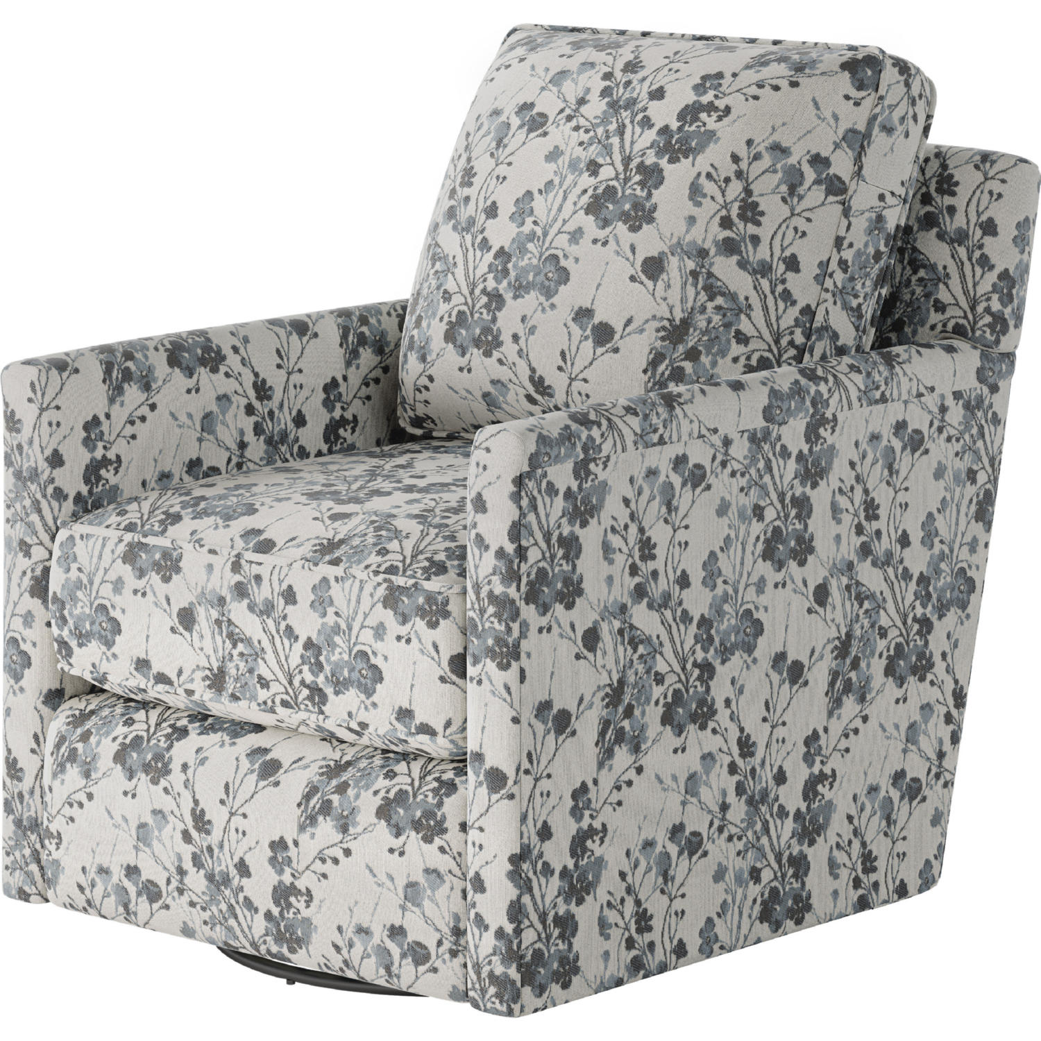 Southern Furniture 21-02G-C Freesia Denim 21-02G-C Swivel Glider Accent ...