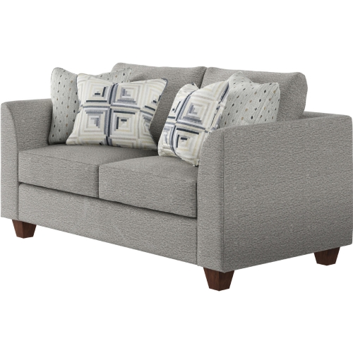 Loveseat in Palm Beach Iron Gray Fabric