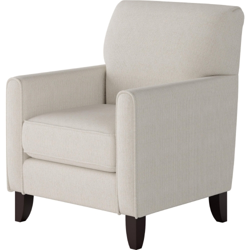 Accent Chair in Truth or Dare Salt Off White Fabric