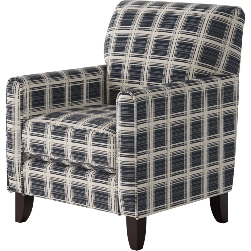 Accent Chair in Stanza Navy Blue Fabric