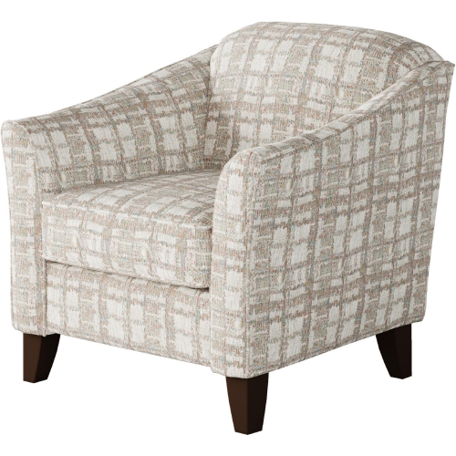 Accent Chair in Greenwich Pastel Cream Fabric