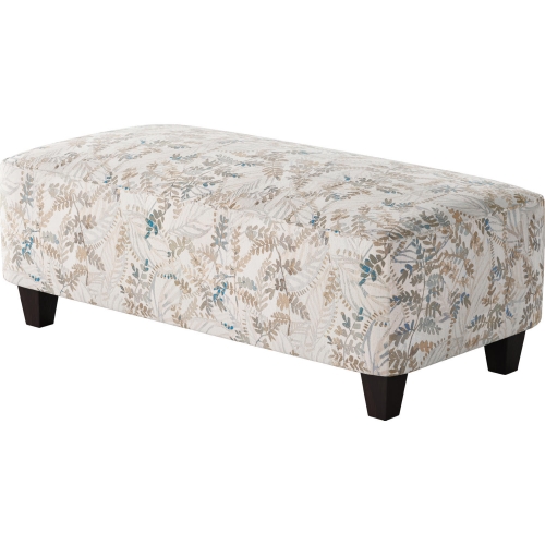 49" Cocktail Ottoman in Fetty Citrus Multicolor Fabric