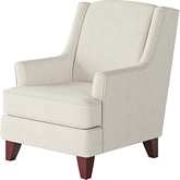 Accent Chair in Sugarshack Glacier Cream Fabric