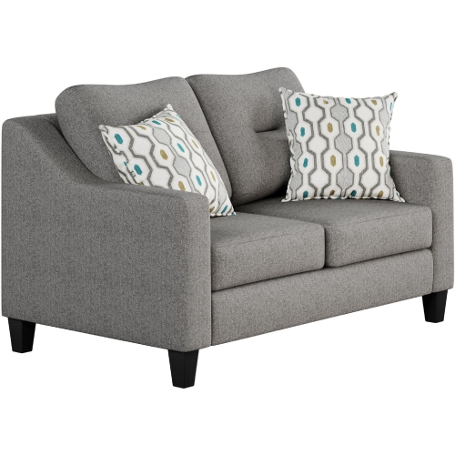 Loveseat in Max Pepper Fabric