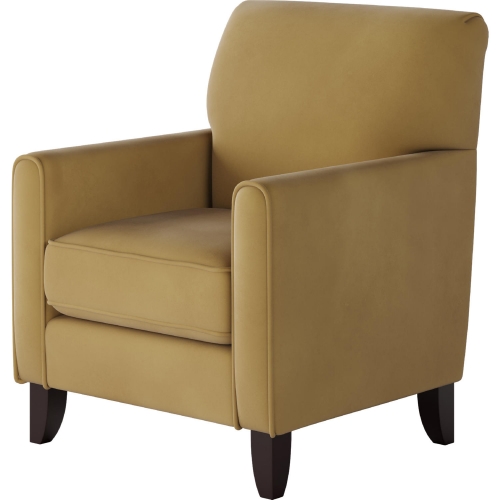 Accent Chair in Bella Harvest Gold Fabric