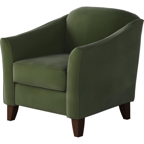 Accent Chair in Bella Forrest Green Fabric