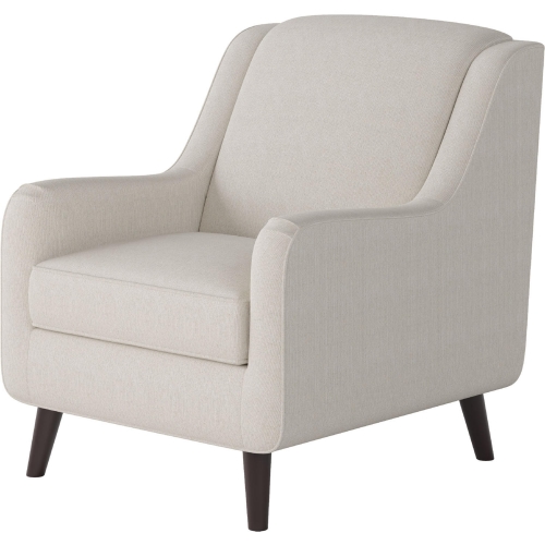 Accent Chair in Truth or Dare Salt Off White Fabric