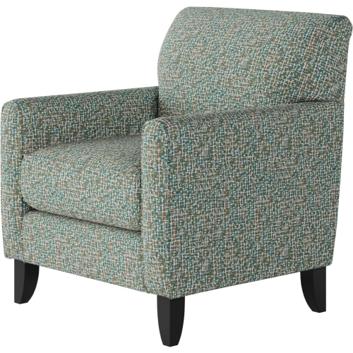 Accent Chair in Galaxy Pool Multicolor Fabric