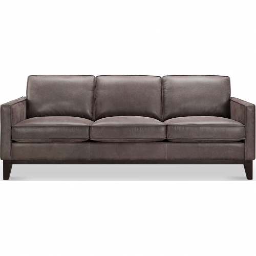 Soho Sofa in Franz Gray Top Grain Leather