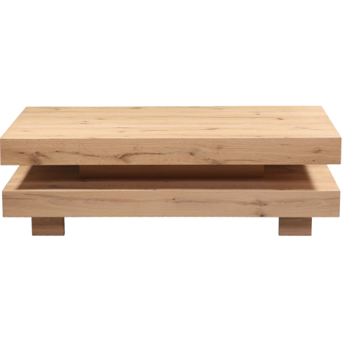 Alpine 55" Coffee Table in Distressed Natural Oak