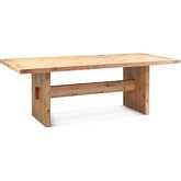 Alpine 85" Dining Table in Distressed Natural Oak