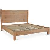 Alpine King Bed in Distressed Natural Oak