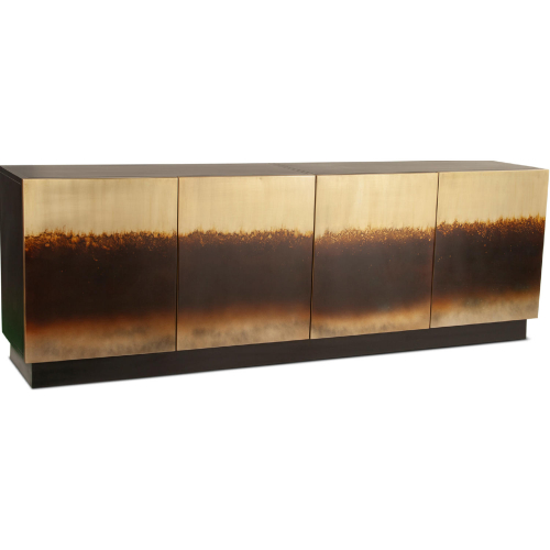 St. George 82" Sideboard in Oxidized Brass