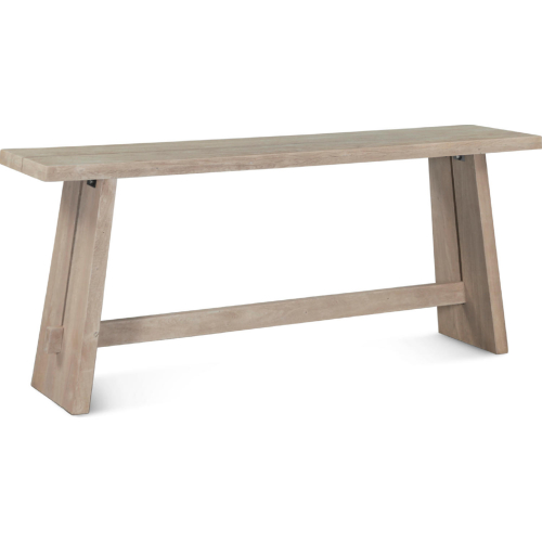 Acadia 70" Console Table in Oat Light Tan Finish Wood