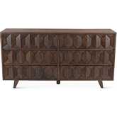 Lisbon Dresser in Brown Finish Mango Wood