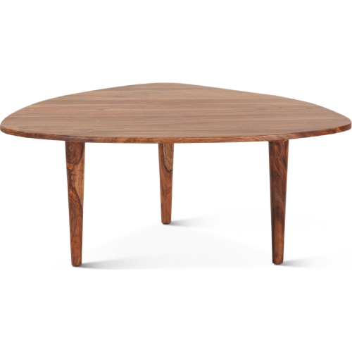 Arrey 37" Coffee Table in Natural Finish Sheesham Wood