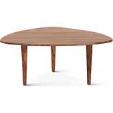 Arrey 37" Coffee Table in Natural Finish Sheesham Wood