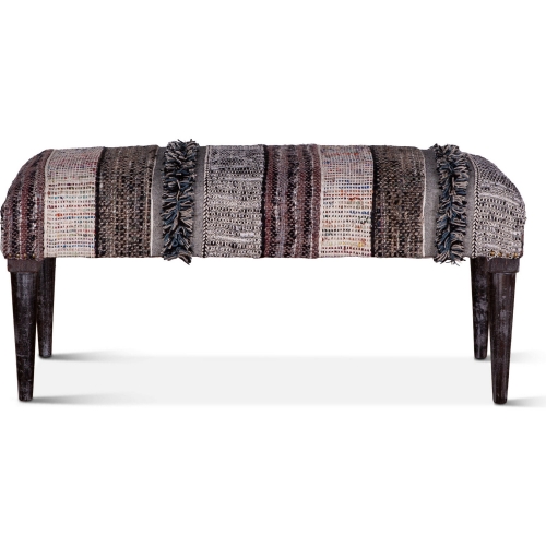 Algiers Bench in Multicolor Fabric