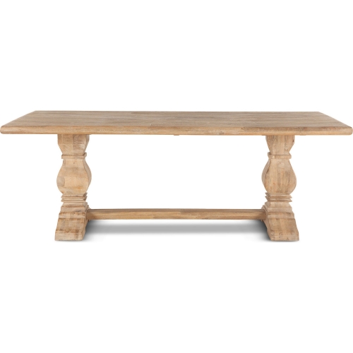 Pengrove 72" Dining Table in Antique Oak Finish Mango Wood