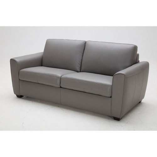 Jasper Premium Leather Sofa Bed in Grey