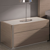 Evora Left & Right Facing Nightstand Set in Natural Oak Finish