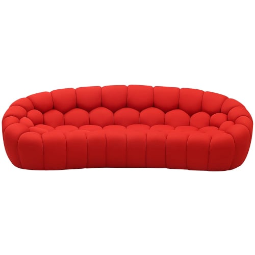 Fantasy Sofa in Tufted Red Fabric