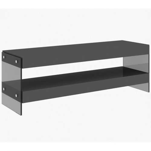 Cloud 59" TV Stand in High Gloss Grey