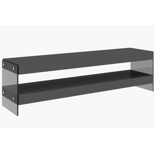 Cloud 72" TV Stand in High Gloss Grey