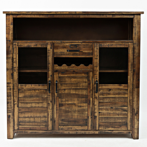 Cannon Valley Wine Cabinet in Distressed Acacia