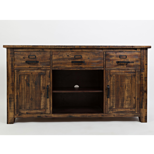 Cannon Valley 60" Media Console w/ Distressed Finish