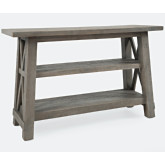 Outer Banks Sofa Table in Distressed Driftwood Finish