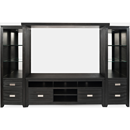 Altamonte 4PC Entertainment Center w/ 60" Center in Dark Charcoal